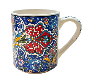 CANECA CERÂMICA GDE AZUL CRAVO