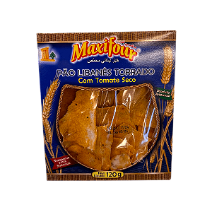 PÃO LIBANÊS TORRADO TOMATE SECO 120G