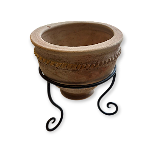 VASO MARROQUINO ARTESANAL TERRACOTA 33CM