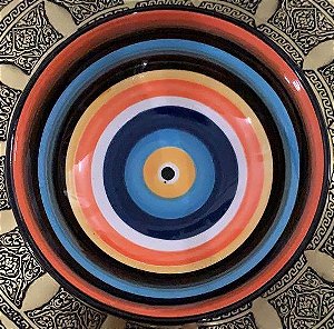 Bowl em Cerâmica Olho Colorido 20CM - Ref.1585