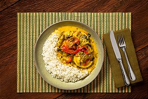 MOQUECA DE PALMITO (COM ACOMPANHAMENTO)