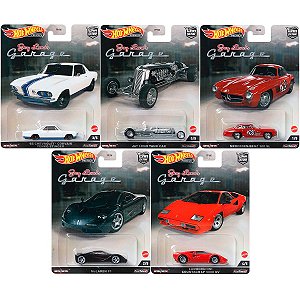 Set 5 Miniaturas Hot Wheels Premium Car Culture Jay Leno's