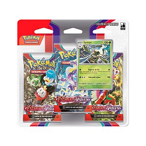 Blister Triplo Pokémon Escarlate e Violeta - Spidops