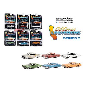 Set com 6 Greenlight 1:64 - California Lowriders 2