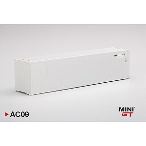 Mini GT 1:64 Dry Container - Branco **LEIA**