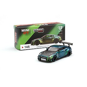 Mini GT 1:64 LB WORKS Nissan GT-R (R35) Magic Green - Box