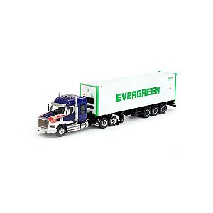 Mini GT 1:64 Western Star 49X + Container EVERGREEN #597