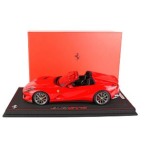 Miniatura BBR 1:18 Ferrari 812 GTS 2019 Rosso Corsa + Case