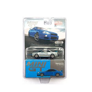 CHASE - Miniatura Mini GT 1:64 Nissan GT-R R34