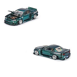 Miniatura Kaido House x Mini GT 1:64 Nissan GT-R (R34)