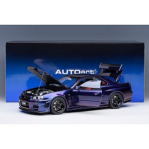 Miniatura Auto Art 1/18 - Nissan Skyline GT-R (R34) - 77464