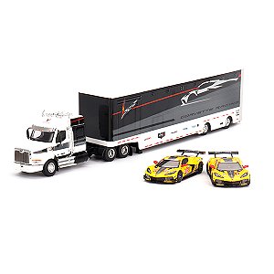 **LEIA** Set Mini GT 1:64 Western Star 49X + 2x Corvette C8.R