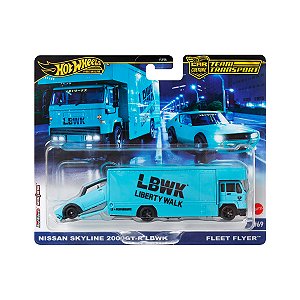 (Loose) Hot Wheels 1:64 Premium Team Transport - Skyline + Fleet