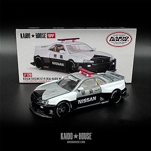 CHASE Kaido House 1:64 Nissan GT-R (R34) Police #120