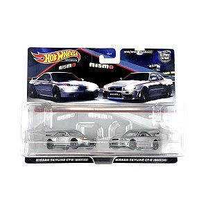 Hot Wheels Premium 2-Pack Nismo GT-R R32 + GT-R R34