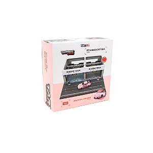(Semi-Novo) Diorama Tarmac Works 1:64 Pit Garage + Porsche 911 993 RWB Hooters
