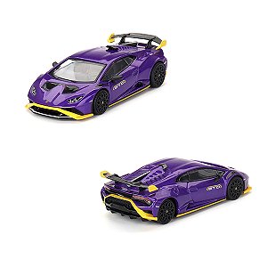 (Blister com detalhes) Mini GT 1:64 Lamborghini Huracán STO #746