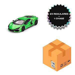 Caixa c/ 24 Mini GT 1:64 Lamborghini Revuelto