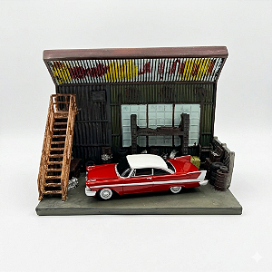 [LOOSE] Auto World 1:64 Diorama + Plymouth Fury Christine