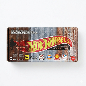 [LEIA**] Hot Wheels Premium 1:64 Set com 5 Miniaturas Dash Fuel + Box Exclusiva