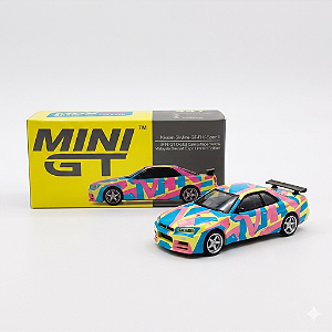 [LEIA**] Mini GT 1:64 Nissan Skyline GT-R V-Spec II MDX22