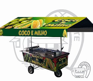 Modelo Carrinho de Praia Coco e Milho