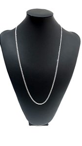 Corrente Grumet 70cm 3 Mm 1x1 Prata Italiana Legítima
