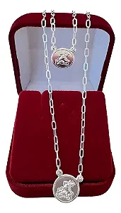 Escapulário São Jorge Prata 925