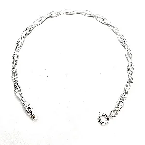 Pulseira Feminina Fios Prata 925