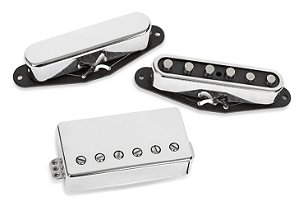 Captadores Seymour Duncan Lari Basilio Set (Trembucker Ponte), Cromado