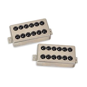 Captador (Set) Seymour Duncan SH-8 Invader, Braço e Ponte, Raw Nickel