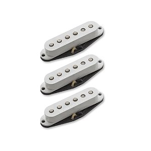Captador (Set) Seymour Duncan Alnico II Pro Staggered Strat, Braço, Meio e Ponte, Branco