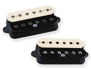 Captadores (Par) Guitarra Duality Humbucker Set, Ativo, Alnico 2, Zebra