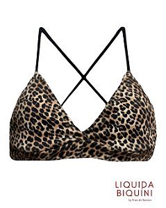 Biquíni Transpassado Cruzado Onça