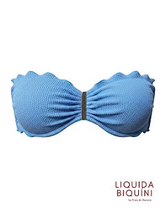 Biquíni Tomara que Caia Ripple Cor Céu