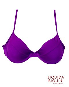 Biquíni Meia Taça Recortes Fúcsia