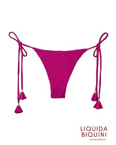 Calcinha Lacinho Pink Textura