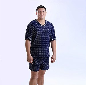 Pijama Masculino Malha Fria Liganete Confortável Estampado