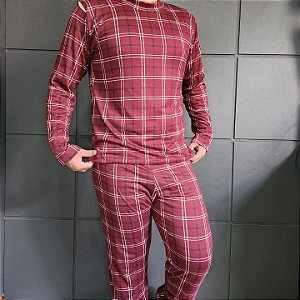 Pijama masculino longo
