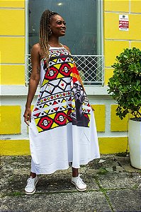 Vestido longo coleção Angola