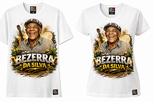 Blusa Feminina Bezerra da Silva Estampa Exclusiva