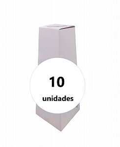 Urna de Papelão - C:26,5 cm L:26,5cm A:70,0cm – Onda Simples - Pacote com 10 Unidades