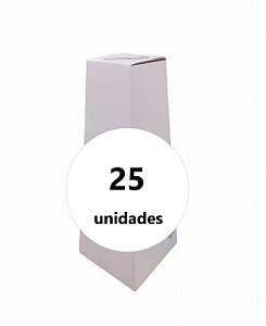 Urna de Papelão - C:26,5 cm L:26,5cm A:70,0cm – Onda Simples - Pacote com 25 Unidades