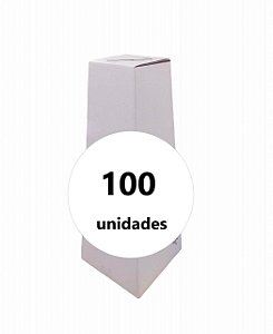 Urna de Papelão - C:26,5 cm L:26,5cm A:70,0cm – Onda Simples - Pacote com 100 Unidades