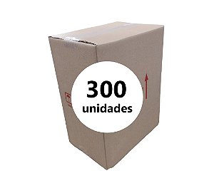 Caixa de Papelão Parda para 6 Garrafas de Vinho - C: 25,0cm L: 16,5cm A: 32,0cm - Pacote com 300 Unidades