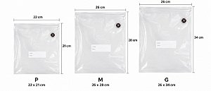 Sacos Plásticos reutilizáveis para Sous Vide com 15 unidades