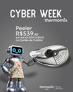 CYBER WEEK THERMOMIX - PEELER Protetor de Lámina e Descascador em Aço Inox em ate 04 vezes nocartão de crédito