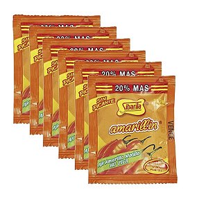 Amarillin 31,2g Sachê - Aji Amarillo moído da Sibarita 6 unidades