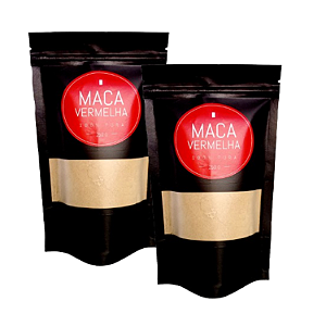 Kit 2 Maca Vermelha 100% Pura Fitness em Pó 250g