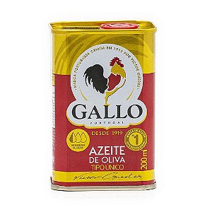 Azeite de Oliva Gallo Tipo Único Lata 200ml